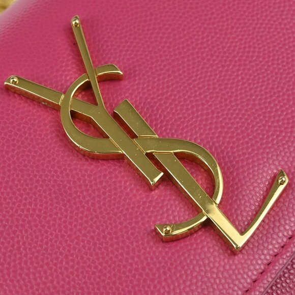 Saint Laurent Pink Leather Kate Shoulder Bag - Picture 7 of 10